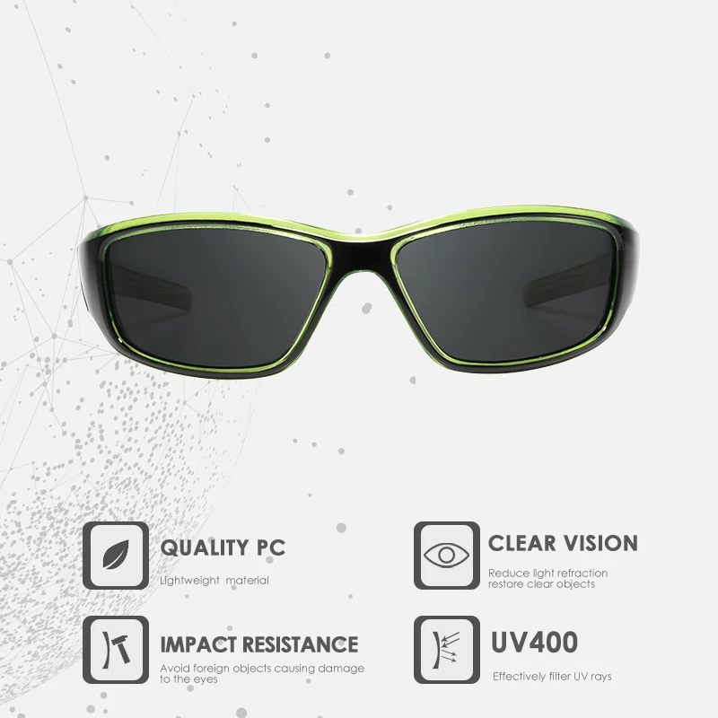 KDEAM Life спортивные солнцезащитные очки поляризованные и защита UV400 Мужские Солнцезащитные очки для вождения рыбалки и катания на лодках cat3