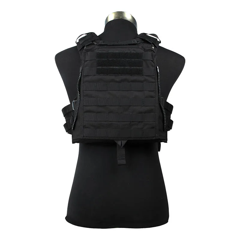 Тактический жилет AVS размера S 500D черный цвет с пластиной вставки подходит для