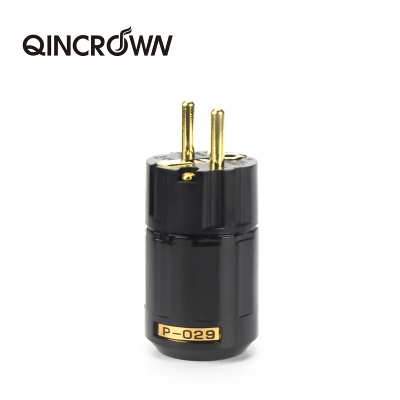 QINCROWN Oyaide штепсельная вилка европейского стандарта, разъем IEC для Hi-Fi аудиокабеля питания