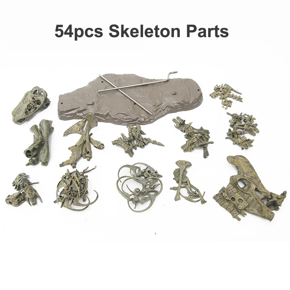 4D строительные блоки моделирование большой динозавр окаменелый тиранозавр