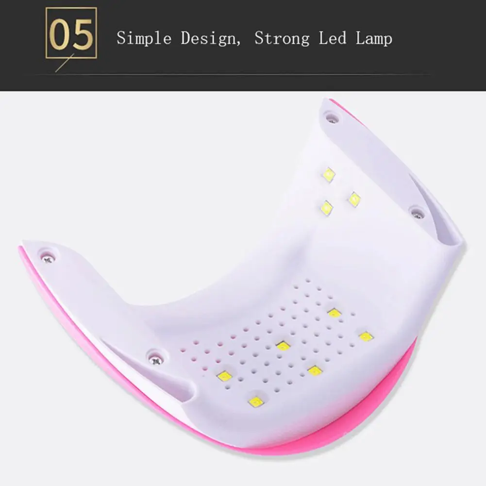 Яркая Гламурная 36 Вт быстросохнущая УФ лампа Светодиодная для маникюра Сушилка