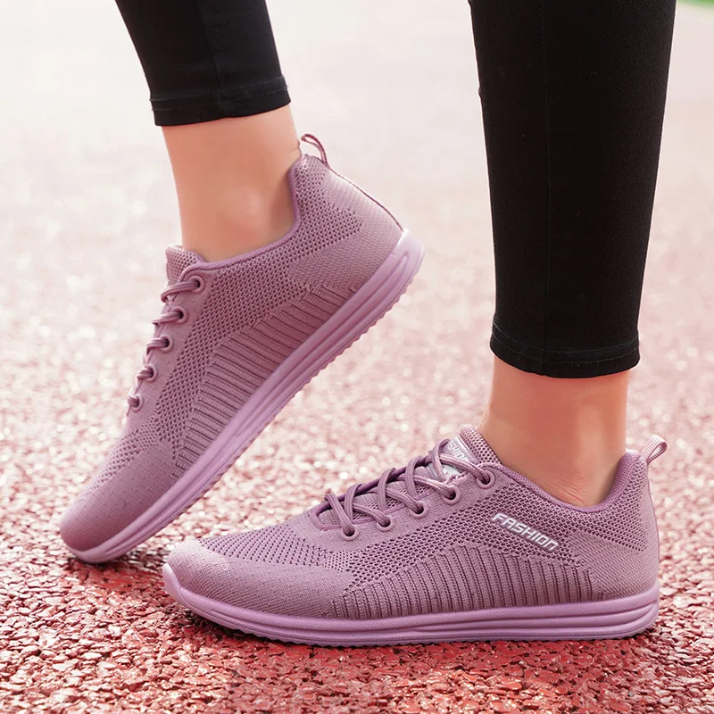 2021 Cheap Woman Running Shoes Women's Sport Shoes Female Brand Sneakers Breathable Antislip Light Flats size 35-40
