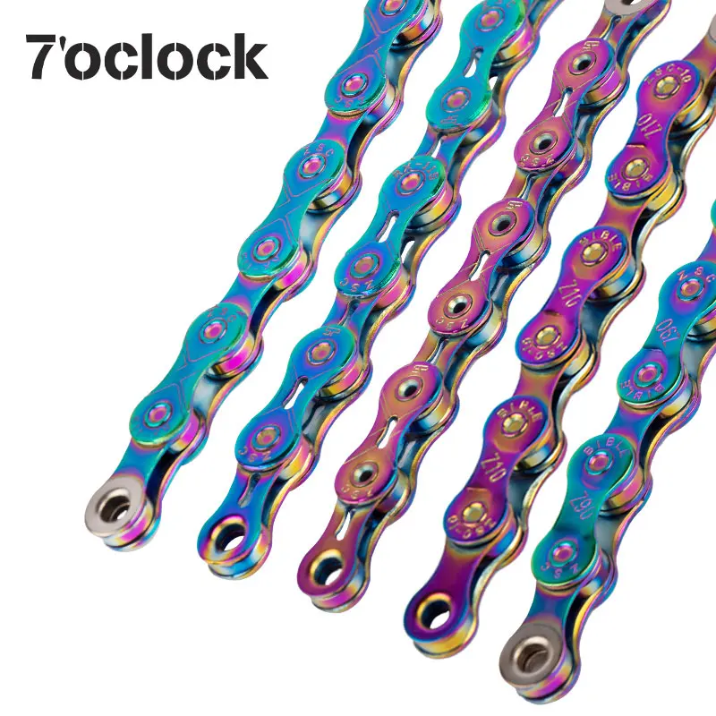 

Bike Chain 8 9 10 11 12 Speed Plating High End Steel Anti-Rust VTT MTB Mountain Road Bike Silver Bicycle Chain Components