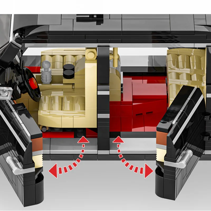 Счастливая сборка XQHQ001 техническая модель автомобиля MOC Hong Qi L5 Набор строительных