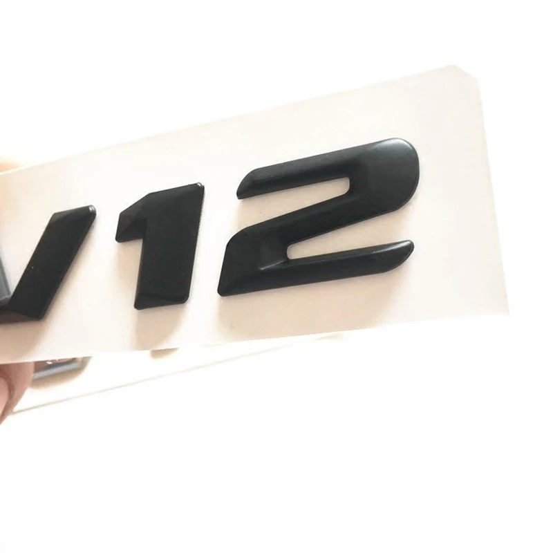 2015 3D острые шрифты буквы эмблема V8 V12 значок для Mercedes Benz AMG логотип крыла