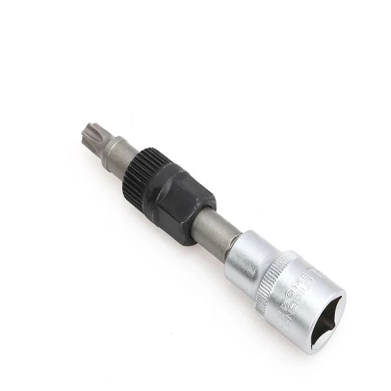 The latest T50 alternator pulley sleeve drill bit with 33 teeth tool alternator pulley center bolt remover sleeve