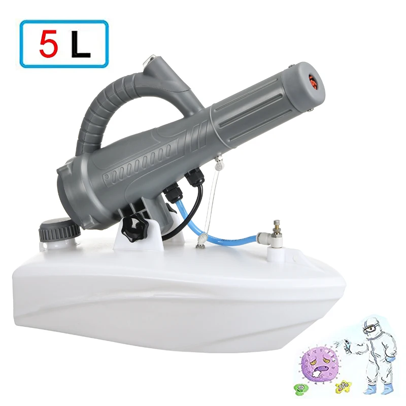 

5L Portable Ultra-low Capacity Electric ULV Sprayer with Filter, Adjustable Flow ULV Fogger for Indoor Outdoor Farm Office