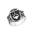 Повязка на голову с воином викингов, модные аксессуары, Амулет из нержавеющей стали Викинг один, для мужчин и женщин, кольцо, ювелирные изделия викингов