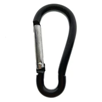 51020pcs black gourd carabiner aluminum alloy d ring key chain carabiners hook spring snap clip hooks keychain climbing