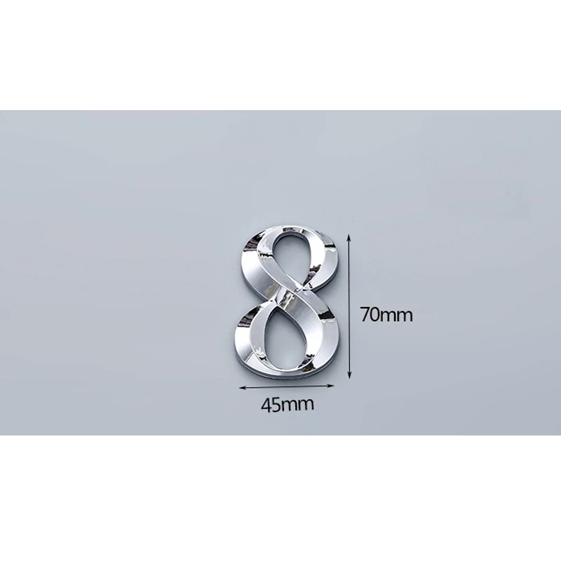 7 см 3D большой размер позолоченный домашний декор адресная табличка цифры двери