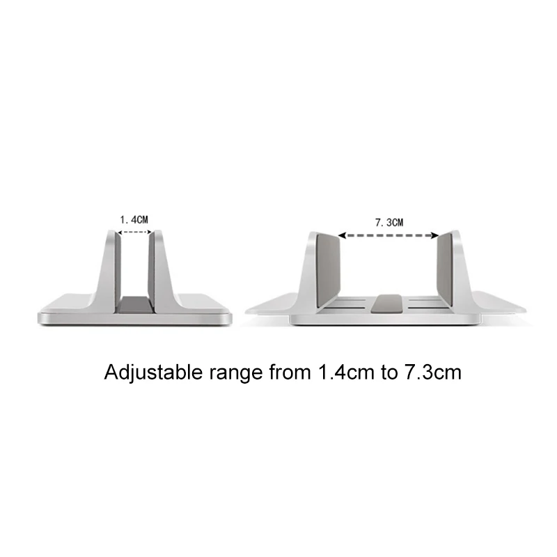 Adjustable Stand Laptop For Macbook Air Pro 13 15 Stable Desktop Aluminum With Dock Size Scratch Vertical | Автомобили и