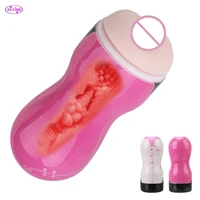 17cm glans sucking penis pump for men vagina real pussy male masturbator cock exerciser sex toys adults 18 erotic products shop