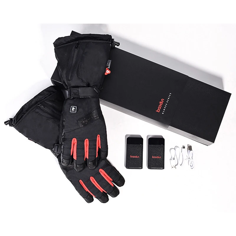 

TWTOPSE Electric Warm Sport Gloves with Power Bank Waterproof Sheepskin Skiing Snowboard Cycling Hiking Men Women Winter Gloves