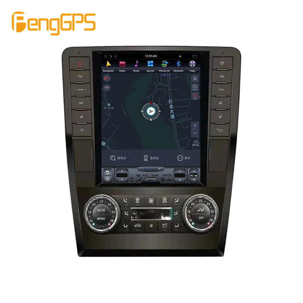 Tesla Android автомобильный мультимедийный радио без dvd-плеера для Mercedes-Benz GL ML W164 X164 2005-2011 gps навигация головное устройство аудио