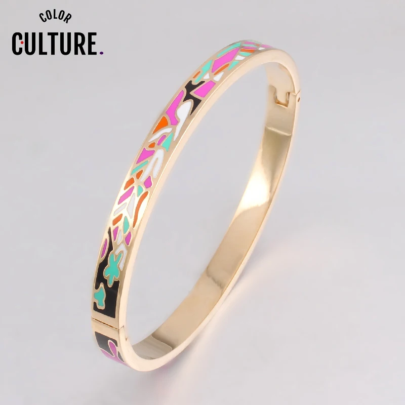 Индийские браслеты для женщин модные ювелирные изделия браслет из нержавеющей