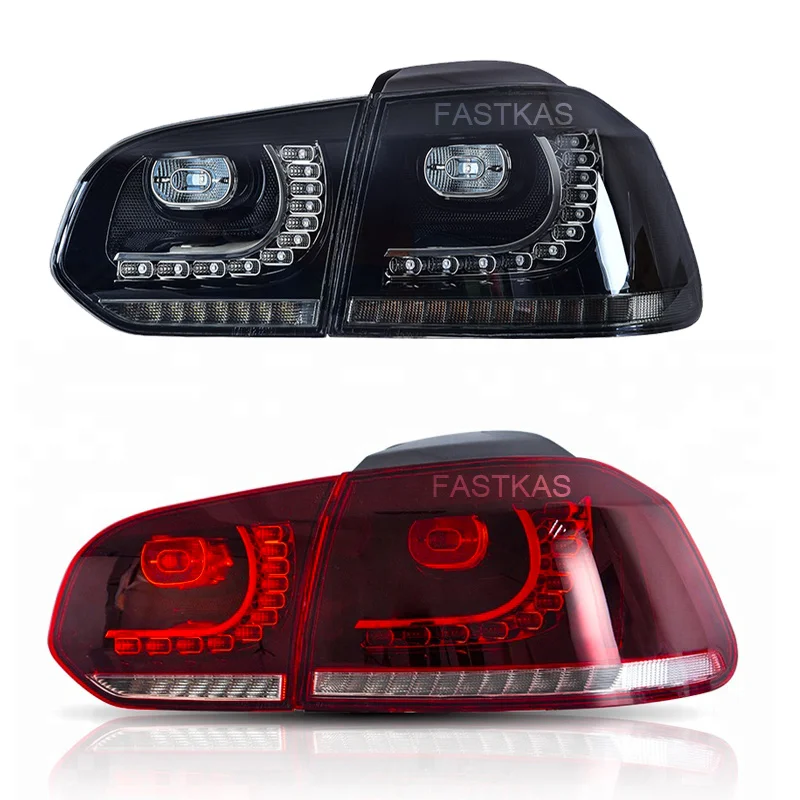 Светодиодный задний фонарь для Golf 6 2008 2009 2010 2011 2012 2013 светодиодный поворотный