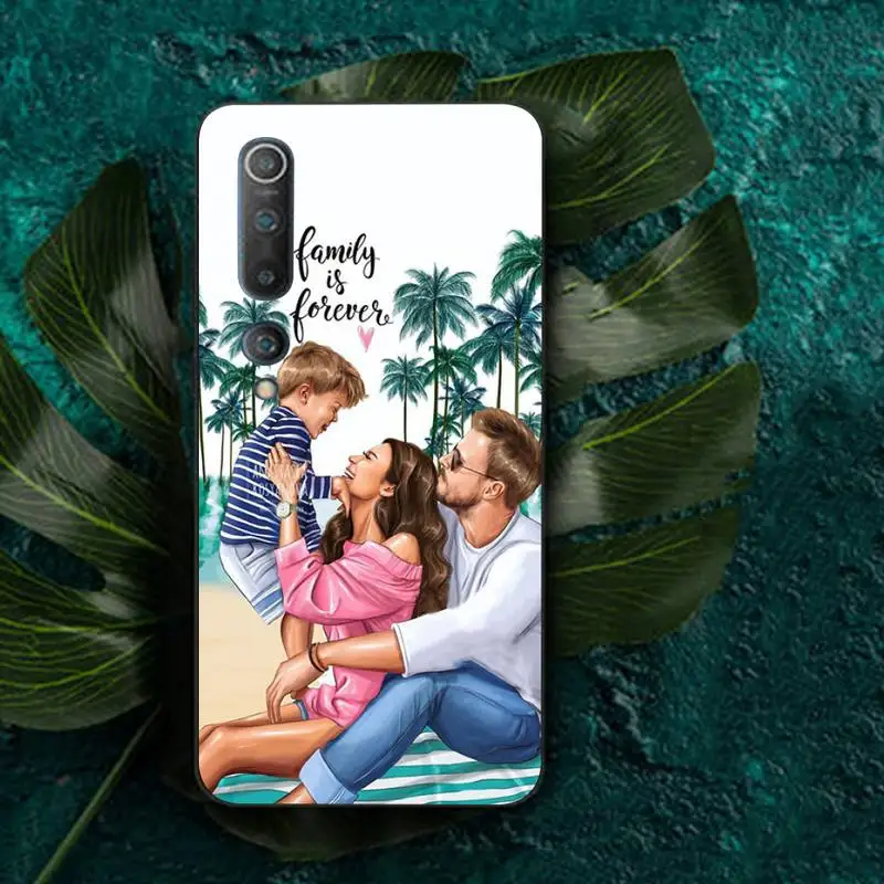 

Mom Love Baby Queen Girl Phone Case for Redmi Note 4 5 6 8 9 pro Max 4X 5A 9S cover