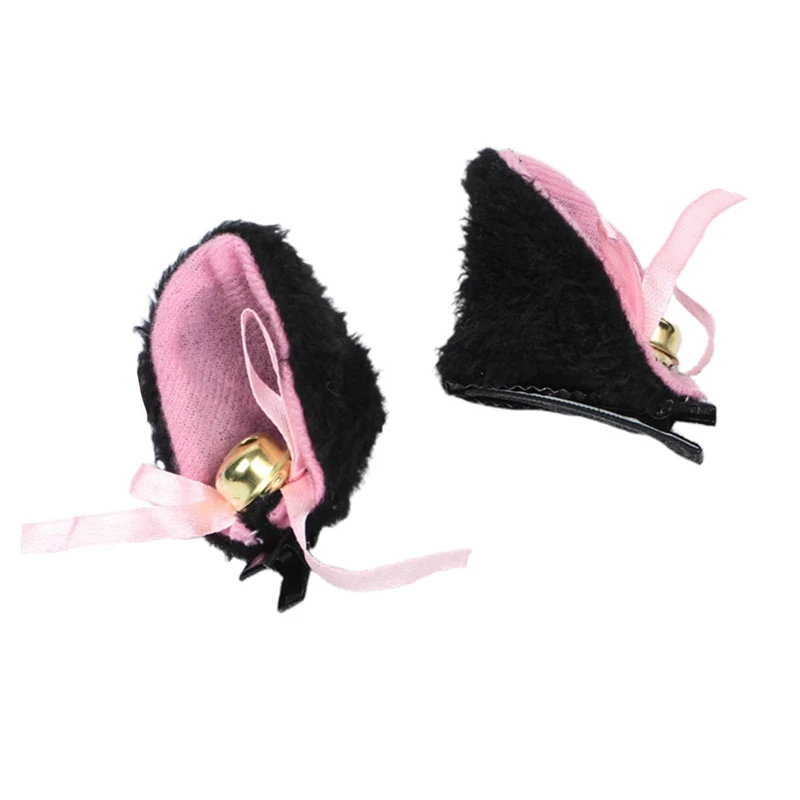 

Anime Cosplay Long Fur Fox Ears Hair Clip Party Neko Cat Ear Dress