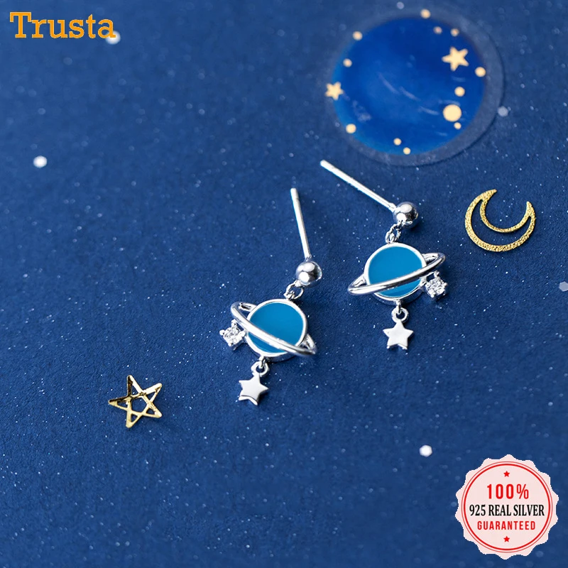 Серьги женские из серебра 100% пробы с фианитами DS1496|Серьги-гвоздики| |