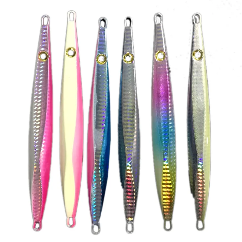 SEWS-6Pcs/лот 16.5cm160Gknife джиггинг металлическая ложка высокое качество VIB