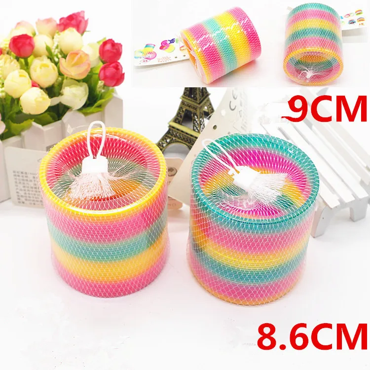 Акция, ограниченная по времени, Jumbo Rainbow Coil Весенняя Классическая новинка игрушка, прекрасный подарок для мальчиков девочек день рождения