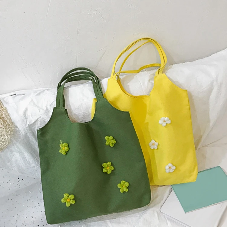 

Women Shoulder Bag Women's Foldable Reusable Shopping Bag Eco Tote Bag Beach Bag Large Capacity Canvas Shoulder Bag