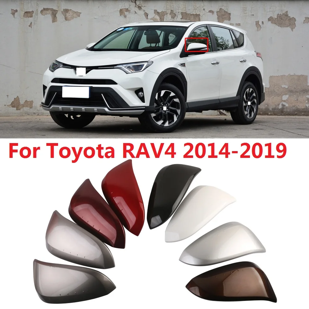 CAPQX для TOYOTA RAV4 2014 2015 2016 2017 2018 2019 боковая крышка зеркала заднего вида в виде ракушки