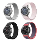 Нейлоновый браслет-петля для часов Samsung Galaxy watch active 2, плетеный нейлоновый ремешок на липучке для Gear S3 watch 3 45 мм, 20 мм 22 мм