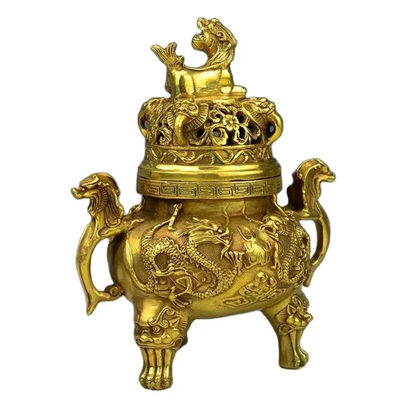 Латунная курильница Tengu медная тарелка счастливый городской дом украшение