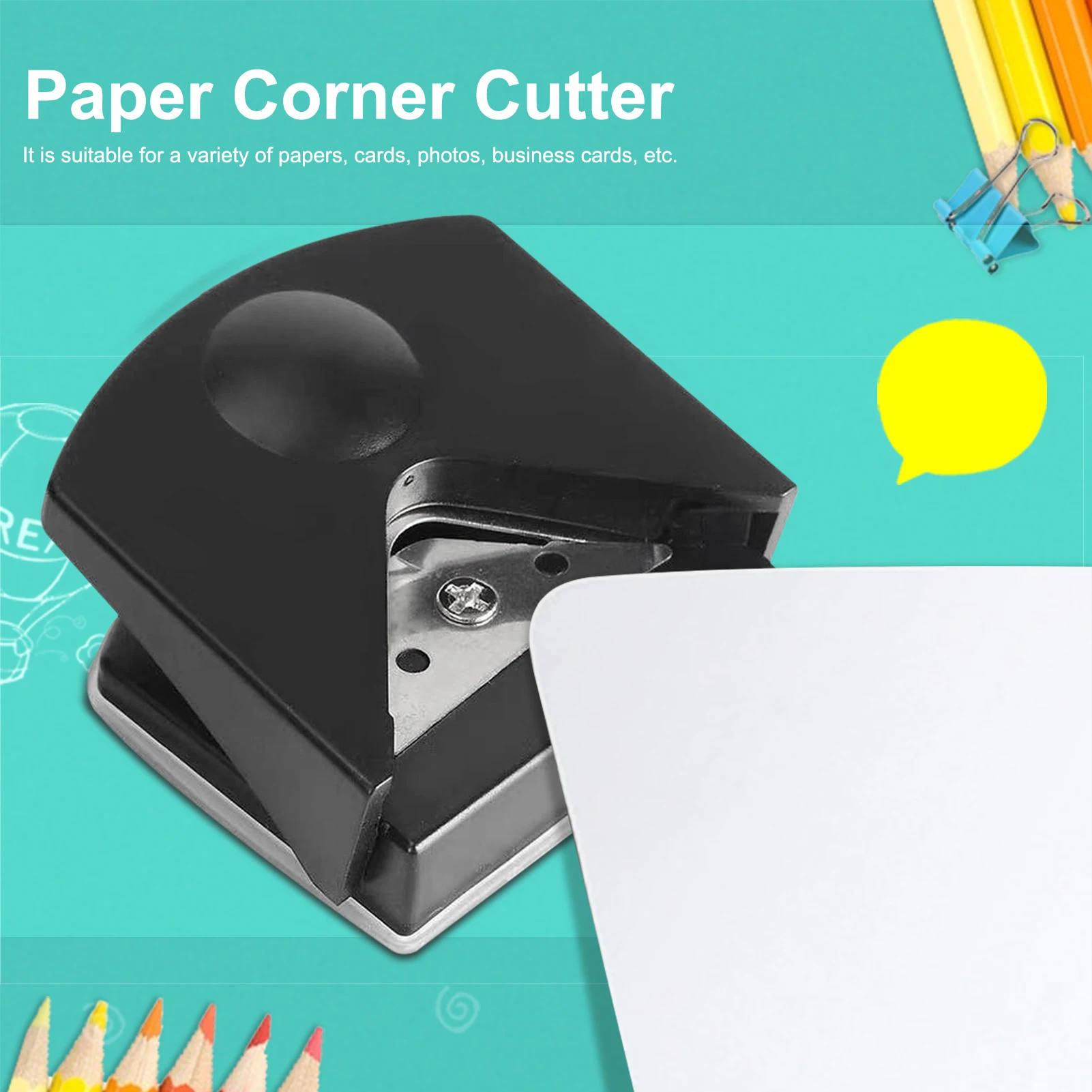 

Paper Corner Cutter Punch Arc Round Corner Trimmer Cutter Practical For Card Photo Paper Laminating Pouches