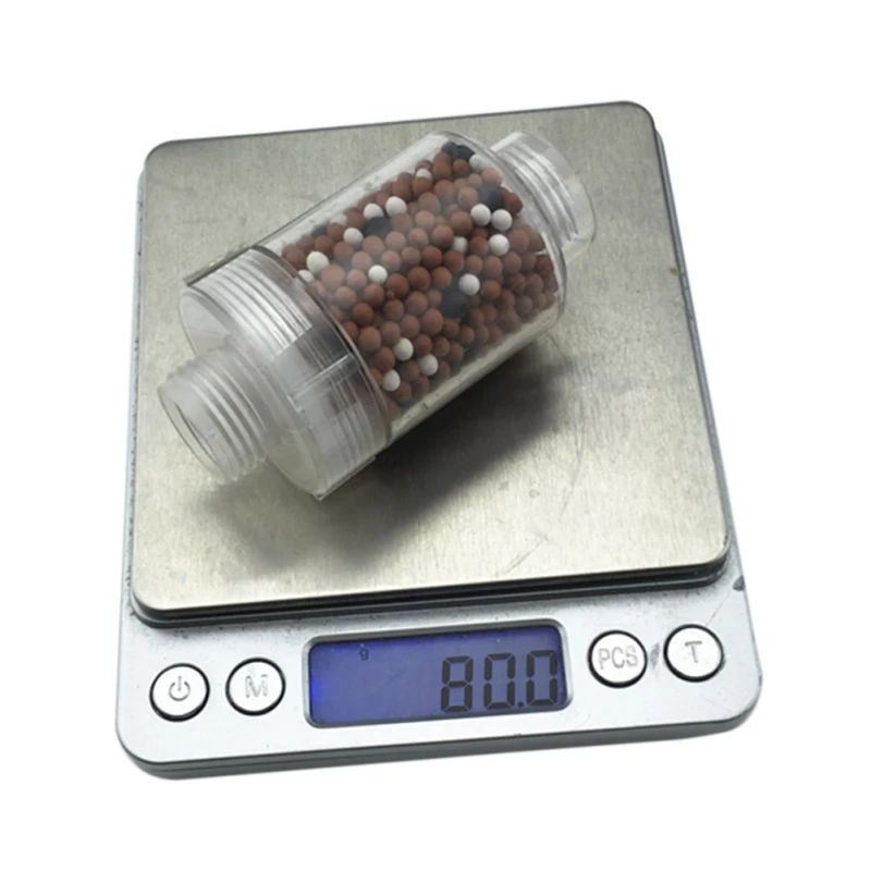 Прозрачный Насадки для душа Фильтр с фильтром шар бусы Ванная комната домашний