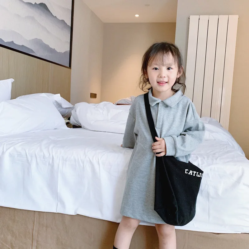 Коллекция 2019 года Новая Осенняя детская одежда футболка с длинными рукавами для