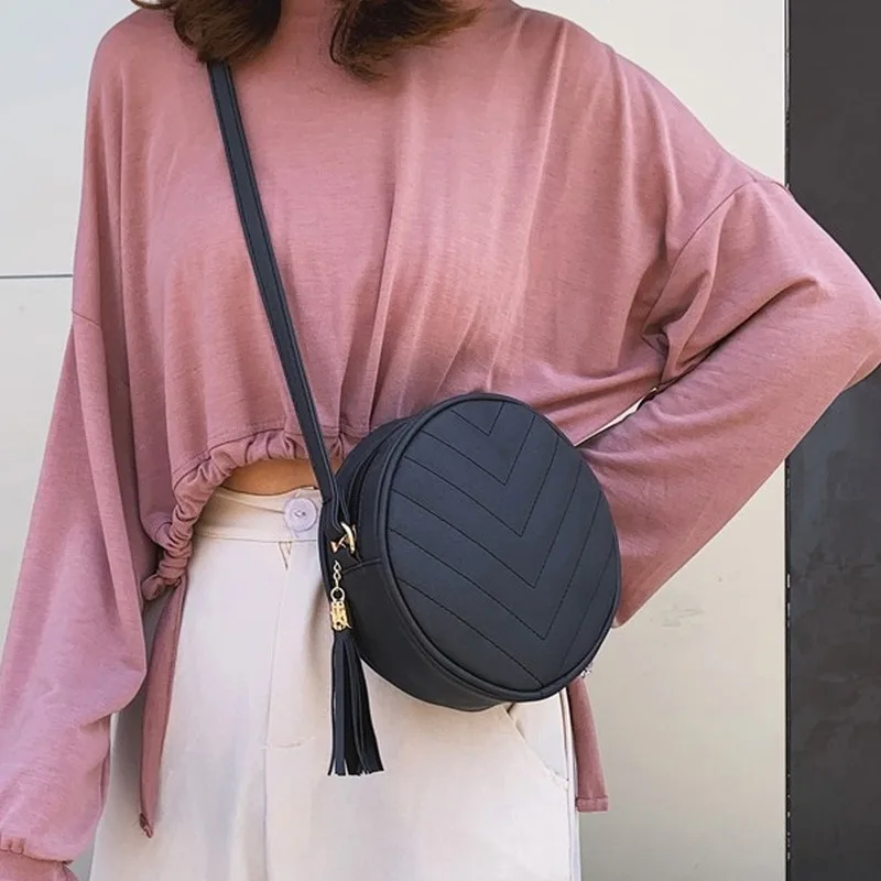 Bolsos Para Mujer, женская сумка через плечо, круглая сумка, женская сумка, дизайнерские сумки, сумки через плечо для женщин, из искусственной кожи, сумка