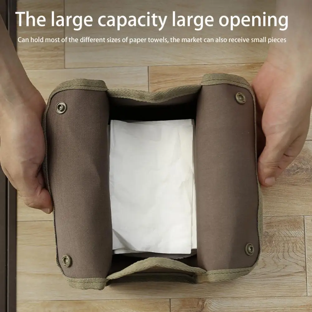 

Large Capacity Portable Tissue Box Camping Napkin Papers Dispenser Holder for Outdoor