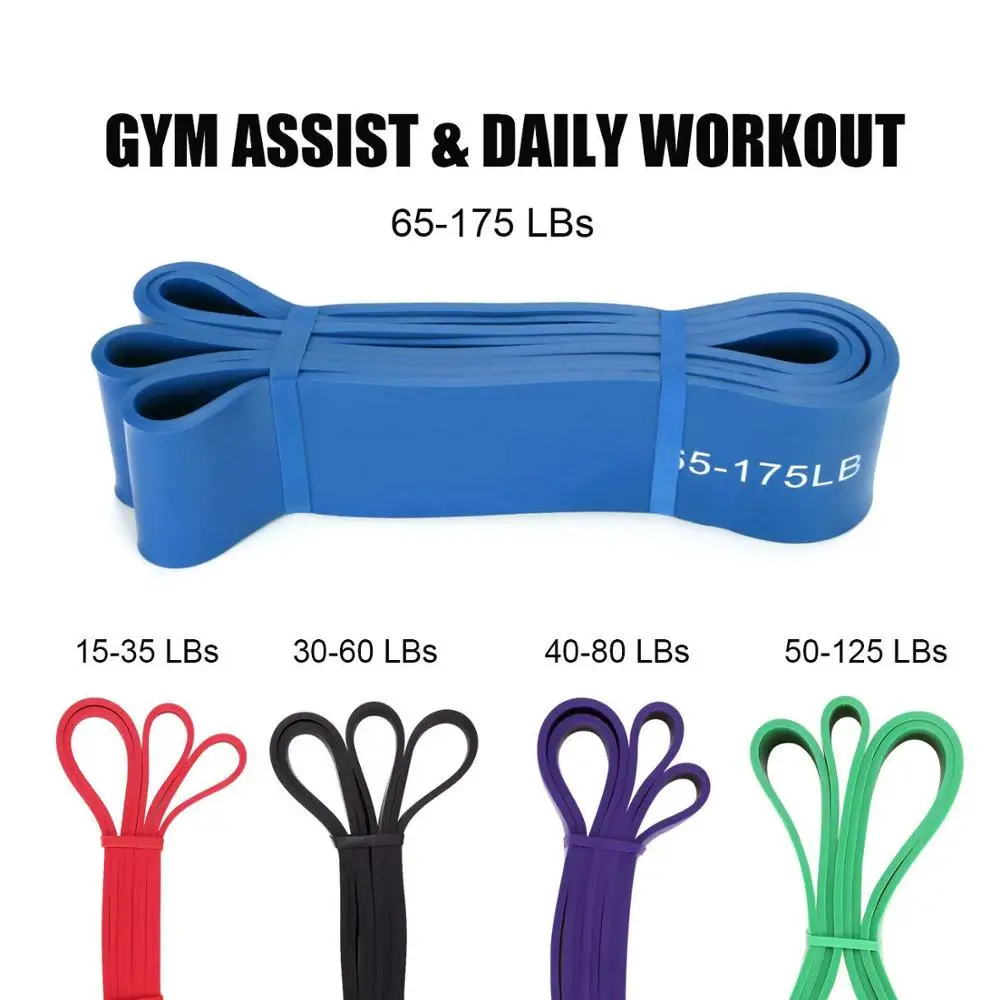 Fitness Resistance Bands Yoga Booty Band Exercise At Home Workout Set Pull Up Gym Crossfit Strength Muscle Training Equipment