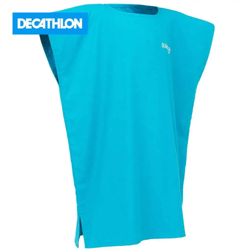 ПОНЧО ДЛЯ СЕРФИНГА ДЕТСКОЕ 100 (2 размера) х Decathlon|Футболки для серфинга и пляжа| |
