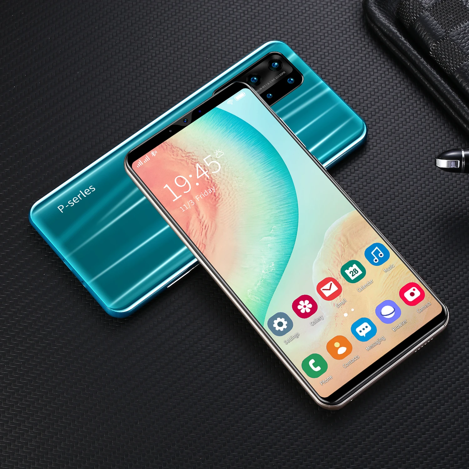 

5.8inch P43 5g Celular Smartphone Android 10 Really 8MP+13MP 10 Core Face ID HD+ 4GB 64GB 4800 mAh MTK6889 Fingerprint ID
