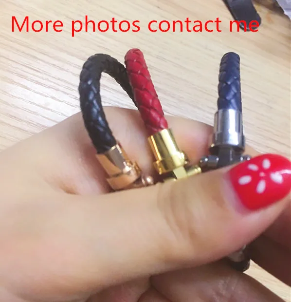 2018 Новый подковообразный браслет для мужчин и женщин 316L золото-цвет нержавеющая