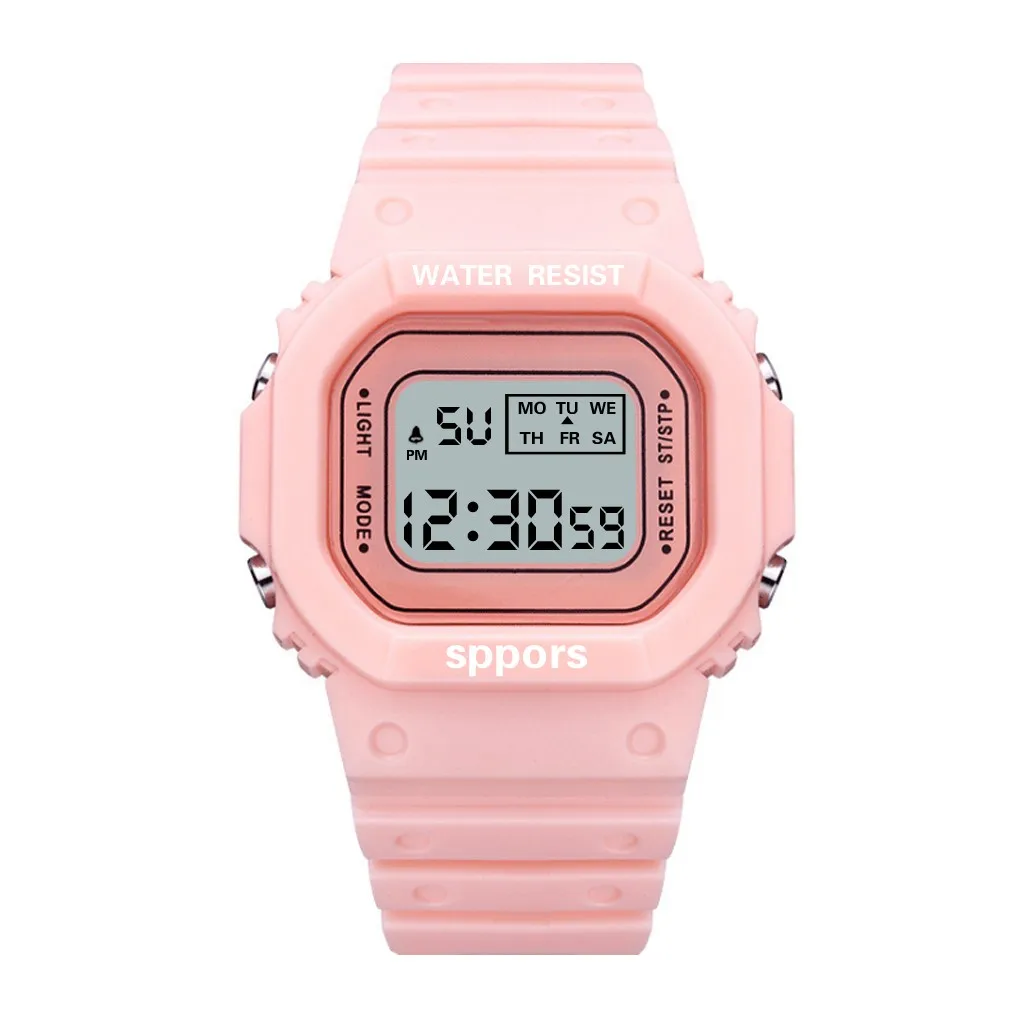 

Women Digital Watches Fashion Waterproof Women Lcd Stopwatch Date Rubber Sport Wrist Watch Montre Femme Reloj Mujer Ladies Watch