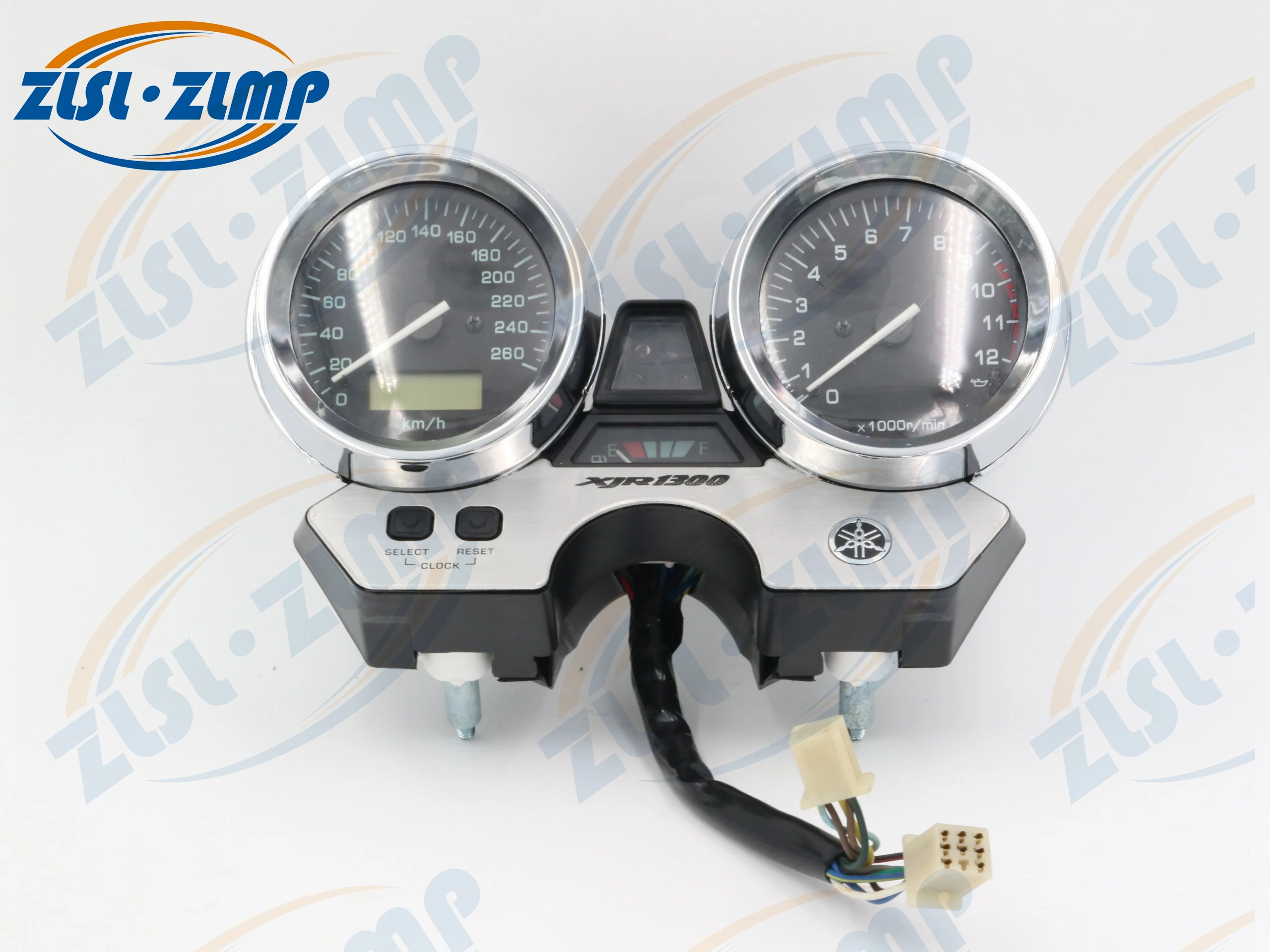 

260km Motorcycle Gauges Cluster Speedometer Tachometer Instrument Assembly For Yamaha XJR 1300 98 99 01 02