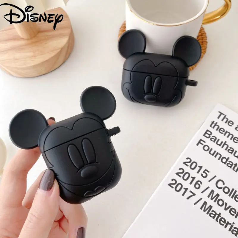 

Disney Mickey Mouse Creative Cute for Airpods1/2 Generation Protective Cover Pro3 Apple Bluetooth Compatible Earphone Shell
