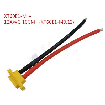 XT60E1-M with 10AWG 10cm wires