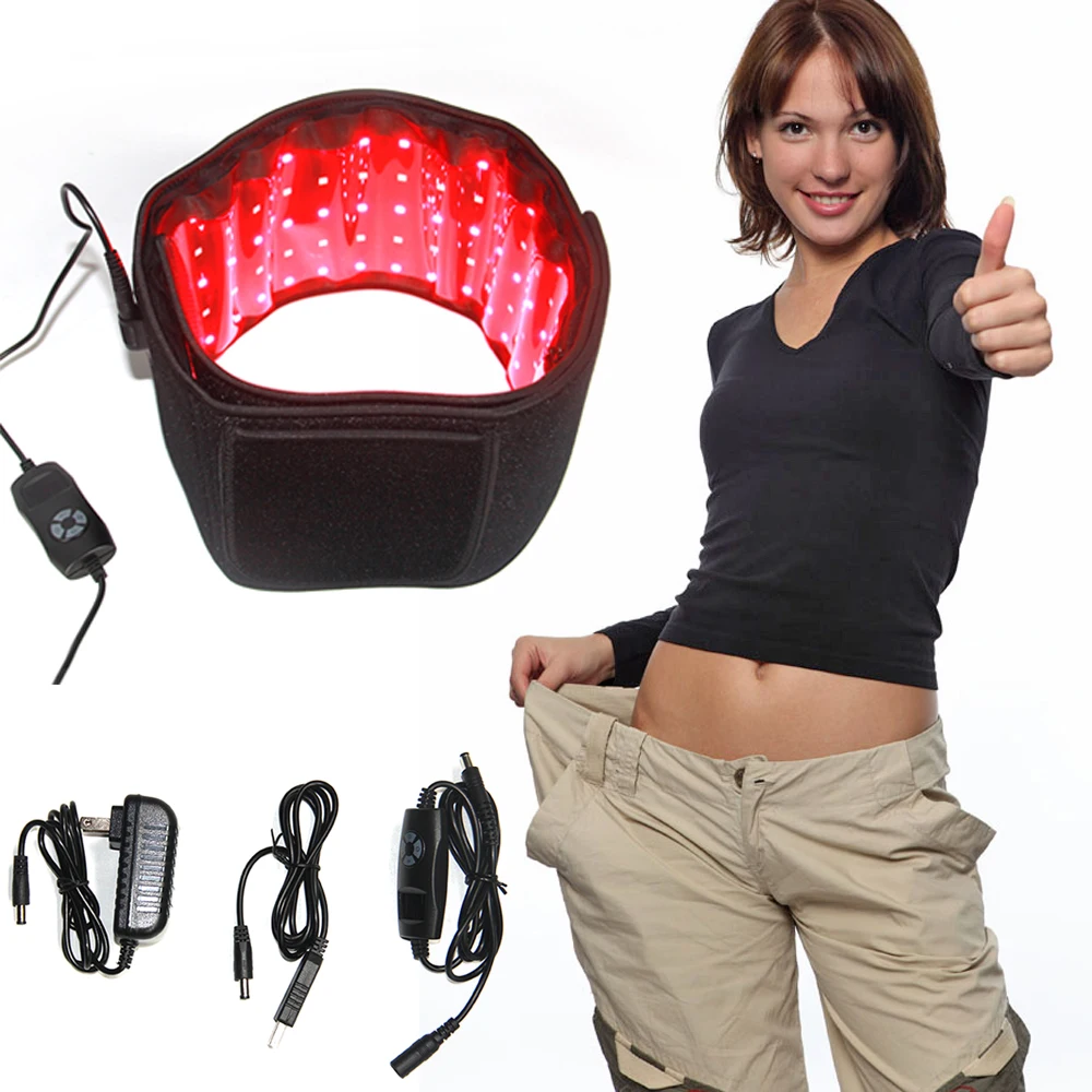 7 Days Super Express Home Use EMF-Free Pain Relief Slimming Belt 660nm 850nm Infrared Light and Red Light Therapy Belt