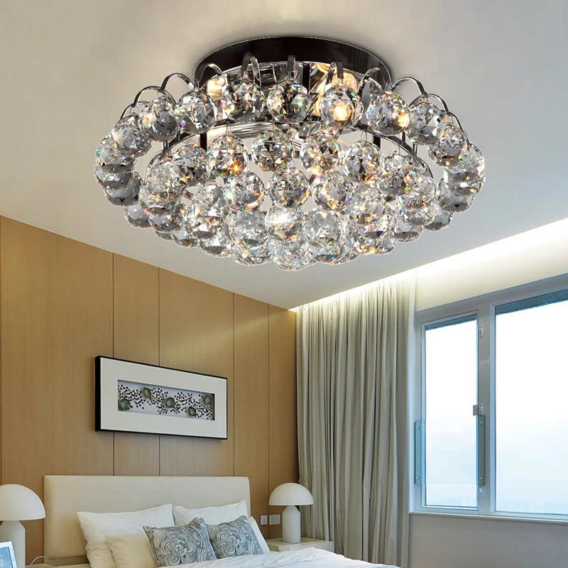 

TRAZOS surface mounted Contemporary Ceiling Lamp Crystal Living Room Foyer Home Lights Lustre Fixtures Ceiling Lights