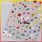 1 TS японские пухлые Dasiy 5D наклейки для ногтей s Honey Rose Camellia богемные клетчатые рождественские наклейки Kawaii Silder наклейки для ногтей