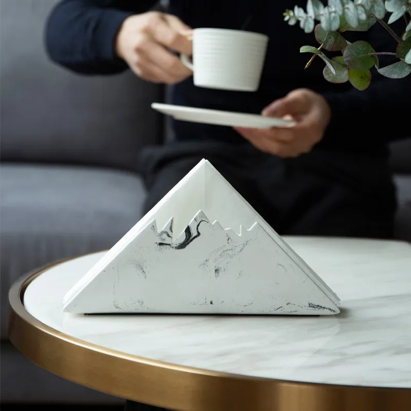 Креативный Снежный горный цементный шкаф для салфеток держатель туалетной