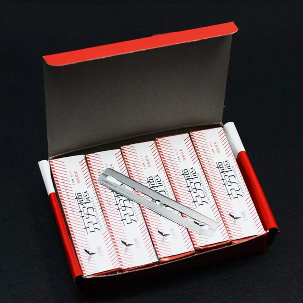 Двухсторонние лезвия бритвы из нержавеющей стали Безопасные для бритья Бритвы