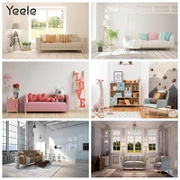 yeele living room interior sofa photography backdrops personalized family scenic photographic backgrounds vinyl for photo studio