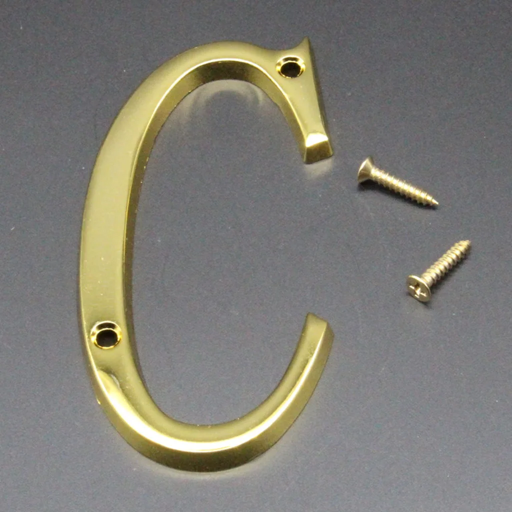 Номер дома из цинкового сплава на плавающей табличке с буквами, украшение для детской комнаты