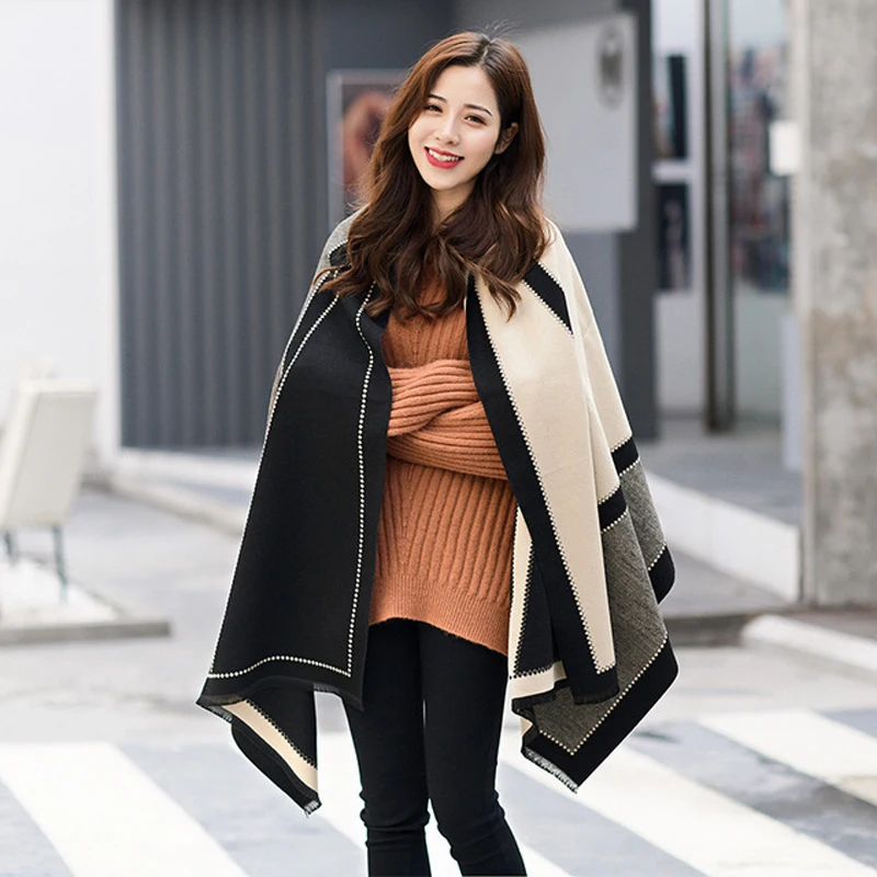 Роскошная брендовая зимняя новая кареточная модель искусственная кашемировая